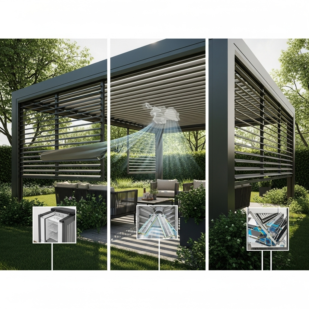 bioclimatic pergola sistemleri bioclimatic pergola sistemleri